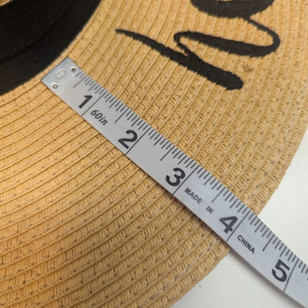 C. C EXCLUSIVES Woven 'hello sunshine' Sun Hat